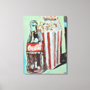 Toile Boisson gazeuse classique et snack de cinéma Still