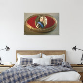 Toile Boîte à neige avec portrait miniature Peter (Insitu(Chambre))