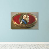 Toile Boîte à neige avec portrait miniature Peter (Insitu (Plancher de Bois))