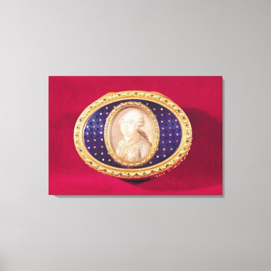 Toile Boîte à nuffettes avec portrait miniature de Louis (Recto)