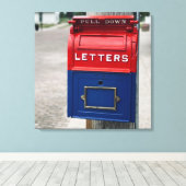 Toile Boîte aux lettres vintage (Insitu (Plancher de Bois))