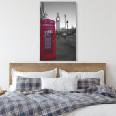 Toile Boîte téléphonique rouge Londres (Insitu(Chambre))