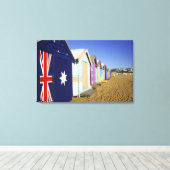 Toile Boîtes de bain, Middle Brighton Beach, Port (Insitu (Plancher de Bois))