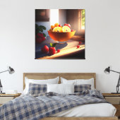Toile Bol de Fruit et Fleurs au soleil 4 (Insitu(Chambre))