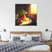 Toile Bol de Fruit et Fleurs au soleil 5 (Insitu(Chambre))