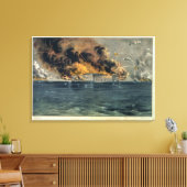 Toile Bombardement du fort Sumter (Insitu(Salon))