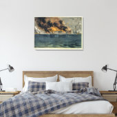 Toile Bombardement du fort Sumter (Insitu(Chambre))