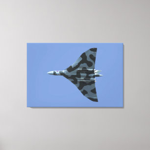 Toile Bombardier Vulcain en vol