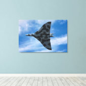 Toile Bombardier Vulcain en vol (Insitu (Plancher de Bois))