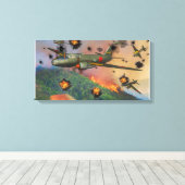 Toile Bombe japonaise G4M Betty (Insitu (Plancher de Bois))