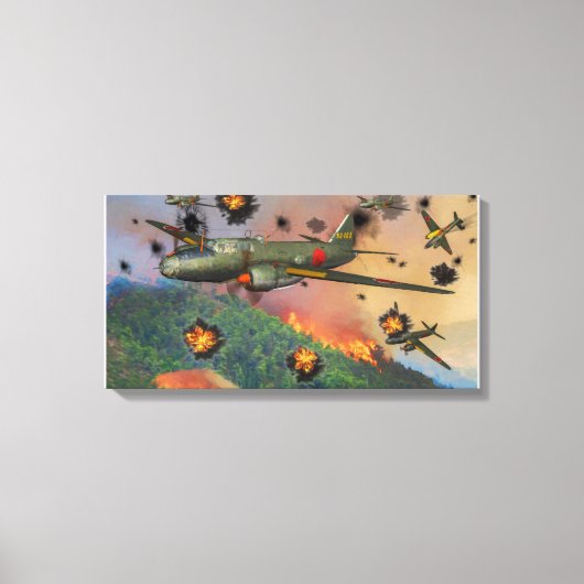 Toile Bombe japonaise G4M Betty (Recto)