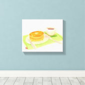 Toile Bon appétit "pancake" (Insitu (Plancher de Bois))