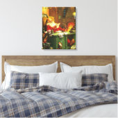 Toile Bon Vieux Père Noël (Insitu(Chambre))