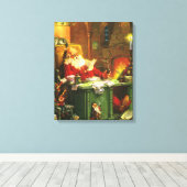 Toile Bon Vieux Père Noël (Insitu (Plancher de Bois))