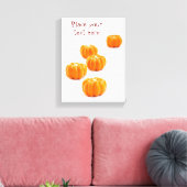 Toile bonbons citrouille Halloween (Insitu(Salon))