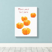 Toile bonbons citrouille Halloween (Insitu (Plancher de Bois))