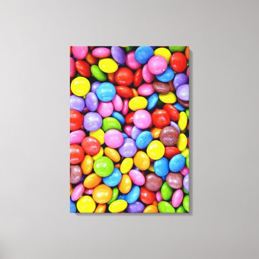 Toile Bonbons, douceurs colorées (Recto)