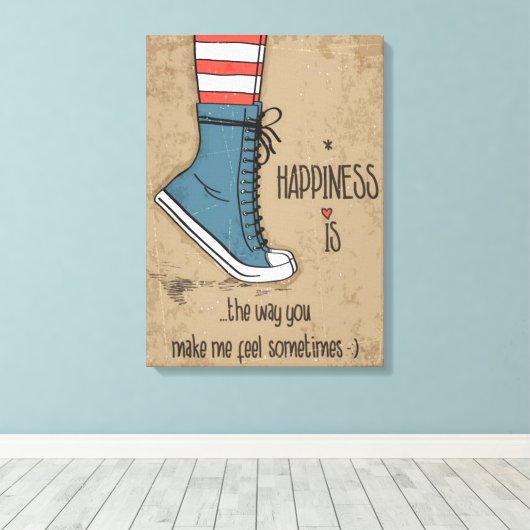 Toile Bonheur (Insitu (Plancher de Bois))