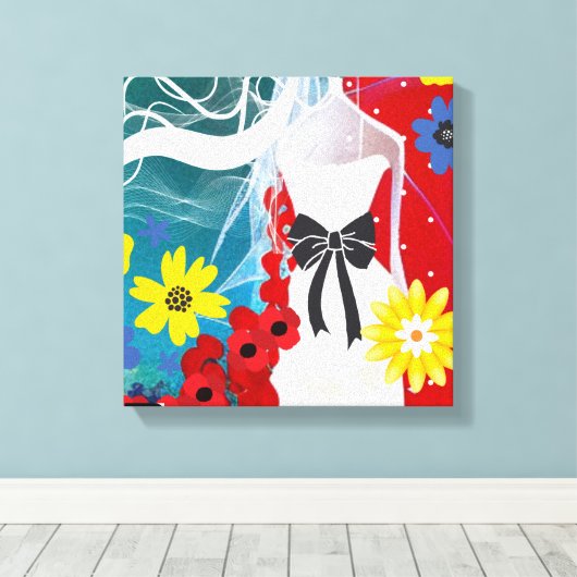 Toile Bonheur de mariée (Insitu (Plancher de Bois))