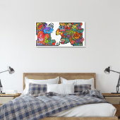 Toile Bonheur Par Squid Fear City (2.5) (Insitu(Chambre))