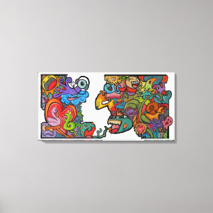 Toile Bonheur Par Squid Fear City (2.5)