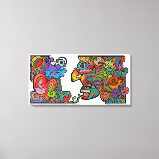 Toile Bonheur Par Squid Fear City (2.5) (Recto)