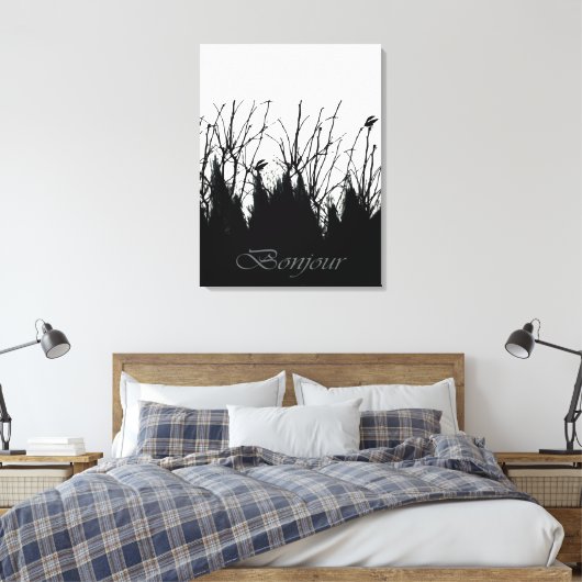 Toile Bonjour (Insitu(Chambre))