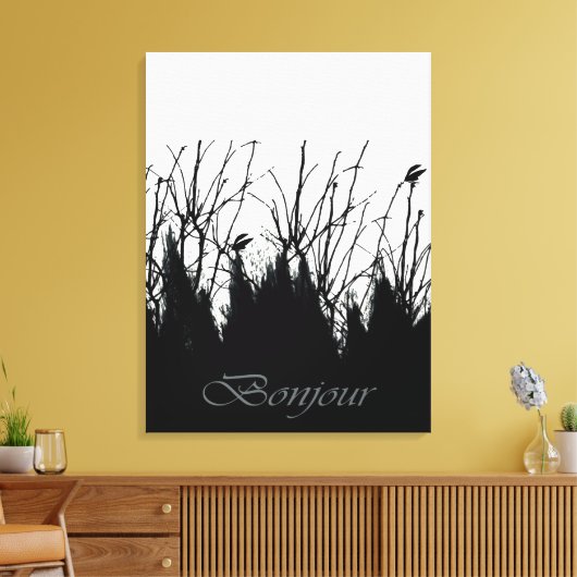 Toile Bonjour (Insitu(Salon))