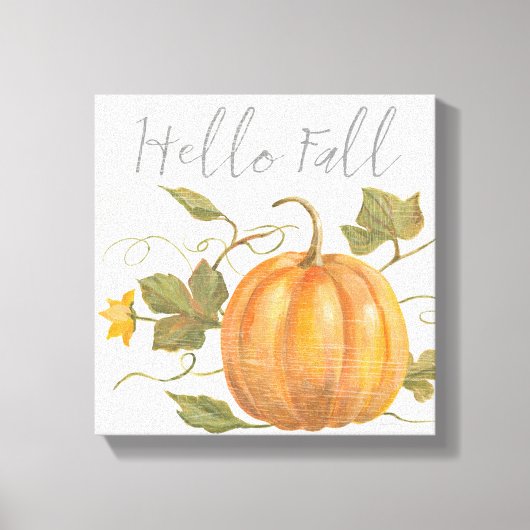 Toile Bonjour automne (Recto)