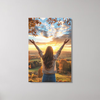 Toile Bonjour automne