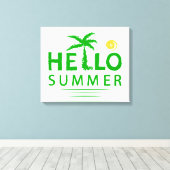 Toile Bonjour été (Insitu (Plancher de Bois))