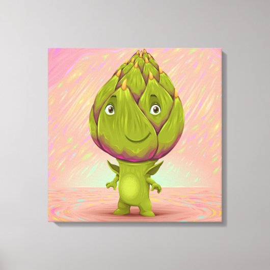 Toile Bonjour Mon Nom Est Artichoke (Recto)