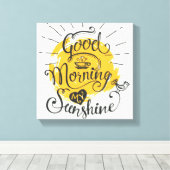 Toile Bonjour Mon Soleil (Insitu (Plancher de Bois))