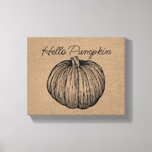 Toile Bonjour Pumpin (Recto)