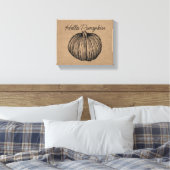 Toile Bonjour Pumpin (Insitu(Chambre))