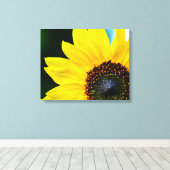 Toile Bonjour Sunshine Sunflower (Insitu (Plancher de Bois))