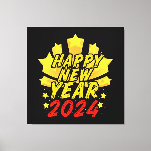 Toile Bonne année 2024 (Recto)