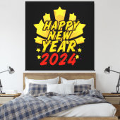 Toile Bonne année 2024 (Insitu(Chambre))