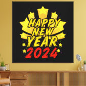 Toile Bonne année 2024 (Insitu(Salon))