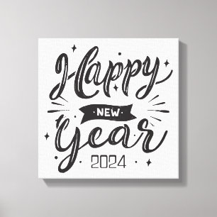 Toile Bonne année 2024