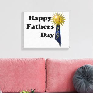 Toile Bonne Fête des pères - #1 Papa