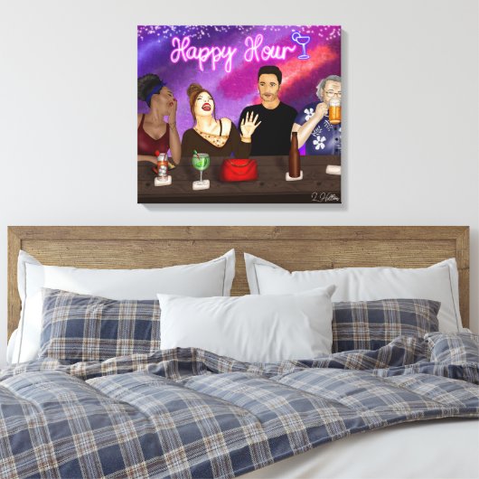 Toile Bonne heure | ART NUMÉRIQUE (Insitu(Chambre))