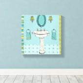 Toile Bonne propreté amusant (Insitu (Plancher de Bois))