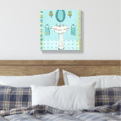 Toile Bonne propreté amusant (Insitu(Chambre))