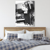 Toile Bonnie Parker et Clyde Barrow 1933 (Insitu(Chambre))