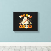 Toile Boo Boo Crew Drôle Fantôme Pour Infirmière, Rétro  (Insitu (Plancher de Bois))