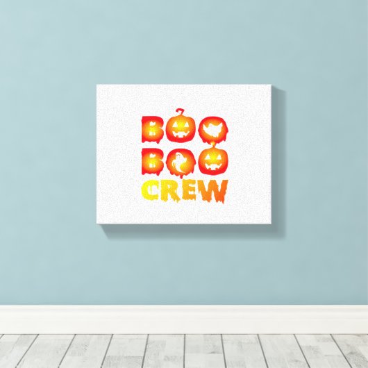 Toile Boo Boo Crew T-Shirt surdimensionné (Insitu (Plancher de Bois))