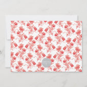 Toile Boog Kerstkaart Kaart (Achterkant)