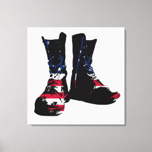 Toile Boots de combat américains