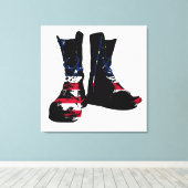 Toile Boots de combat américains (Insitu (Plancher de Bois))